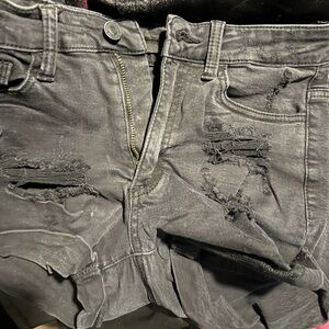 Black grey shorts 
Size 0